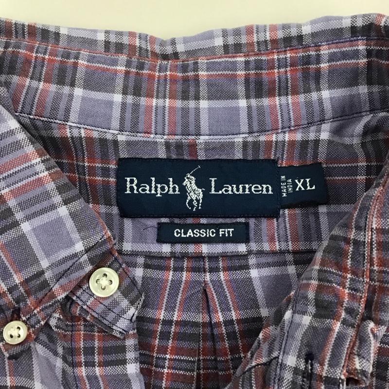 ラルフローレン RALPHLAUREN シャツ、ブラウス 長袖 XL チェック マルチカラー / マルチカラー /  メンズ USED 古着 中古 10122049