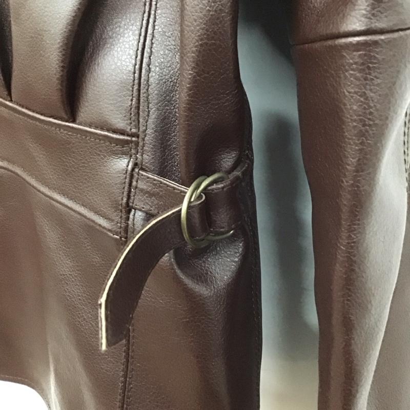 ベンデイビス BEN DAVIS ジャケット、上着 ジャケット、ブレザー gs-4980020 COWLEATHERSPORTS ジップアップジャケット アウター M 無地 茶 / ブラウン /  メンズ USED 古着 中古 10124591