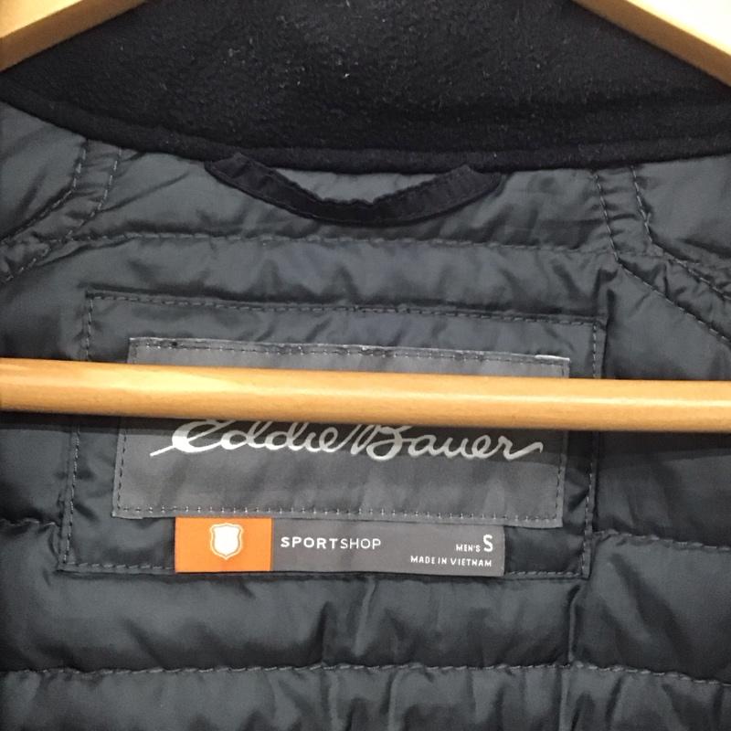 エディーバウアー Eddie Bauer ジャケット、上着 ダウンジャケット 1116857DWR-RDS スタンドカラー S ロゴ、文字 黒 / ブラック /  メンズ USED 古着 中古 10140249