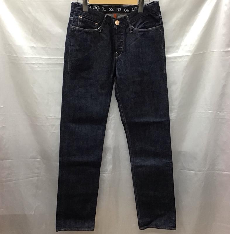 アーネストソーン earnest sewn パンツ デニム、ジーンズ スリム ストレート 30 無地 インディゴ / インディゴ /  レディース USED 古着 中古 10115413