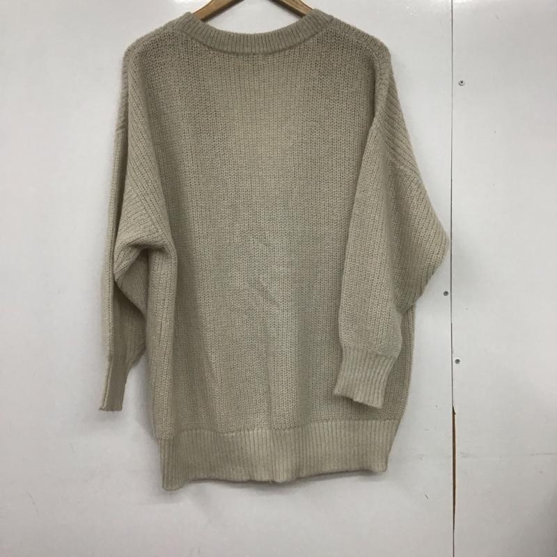 ローリーズファーム LOWRYS FARM カーディガン 長袖 FREE 無地 ベージュ / ベージュ /  レディース USED 古着 中古 10146282