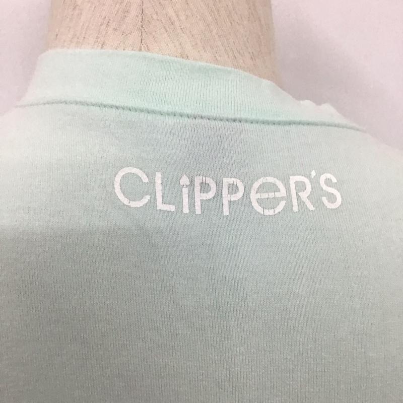 アールジェイビー R.J.B Tシャツ 半袖 フロントボタン Vネック 38 ロゴ、文字 薄緑 / ライトグリーン /  メンズ USED 古着 中古 10107540