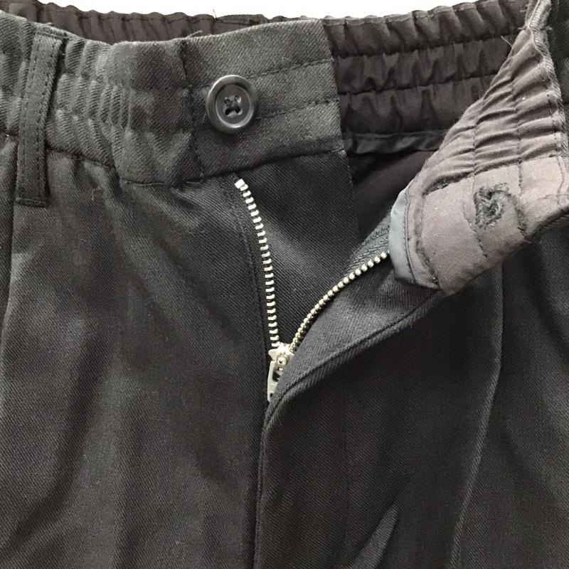 フリークスストア FREAK S STORE パンツ スラックス スラックスパンツ ワイドパンツ カジュアルパンツ センタータックパンツ L 無地 黒 / ブラック /  メンズ USED 古着 中古 10113905