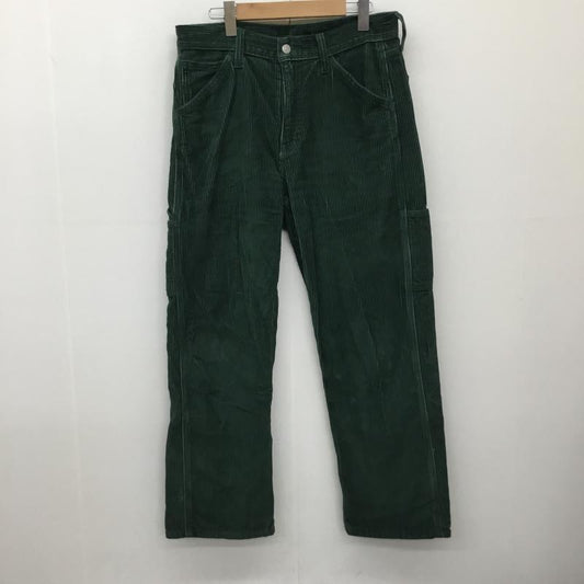 リーバイス Levi s パンツ ワークパンツ、ペインターパンツ コーデュロイパンツ 30インチ 無地 緑 / グリーン /  メンズ USED 古着 中古 10138388