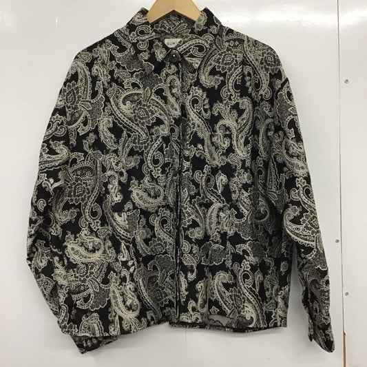 スミスタイル SUM1 STYLE シャツ、ブラウス 長袖 ペイズリー 黒 / ブラック /  レディース USED 古着 中古 10133699