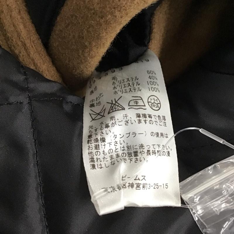 ビームス ハート BEAMS HEART コート ピーコート L 無地 茶 / ブラウン /  メンズ USED 古着 中古 10145700