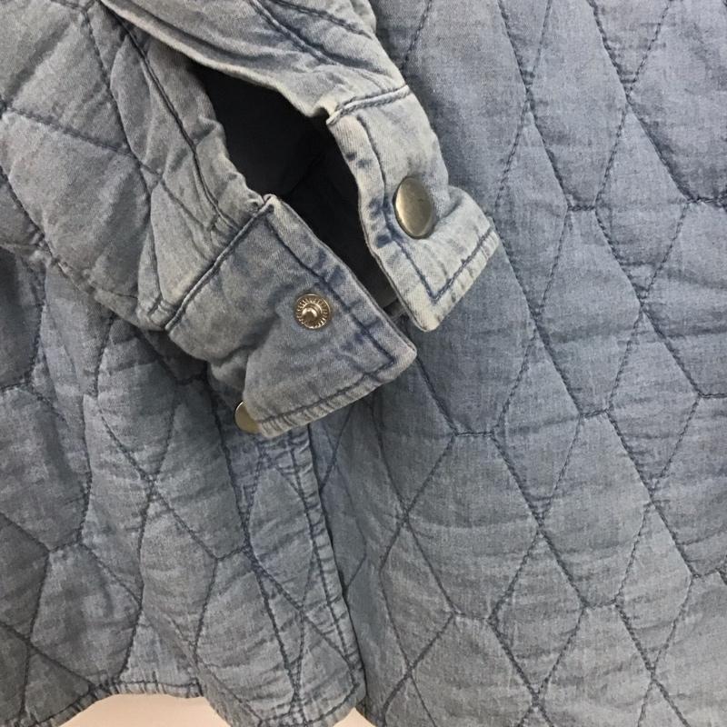 ザラ ZARA ジャケット、上着 ジャケット、ブレザー キルティングジャケット S 無地 水色 / ライトブルー /  レディース USED 古着 中古 10148706