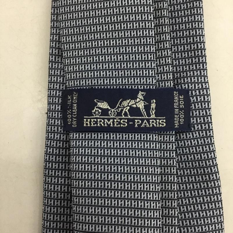 エルメス HERMES ネクタイ ネクタイ シルク 総柄 紺 / ネイビー /  メンズ USED 古着 中古 10146890