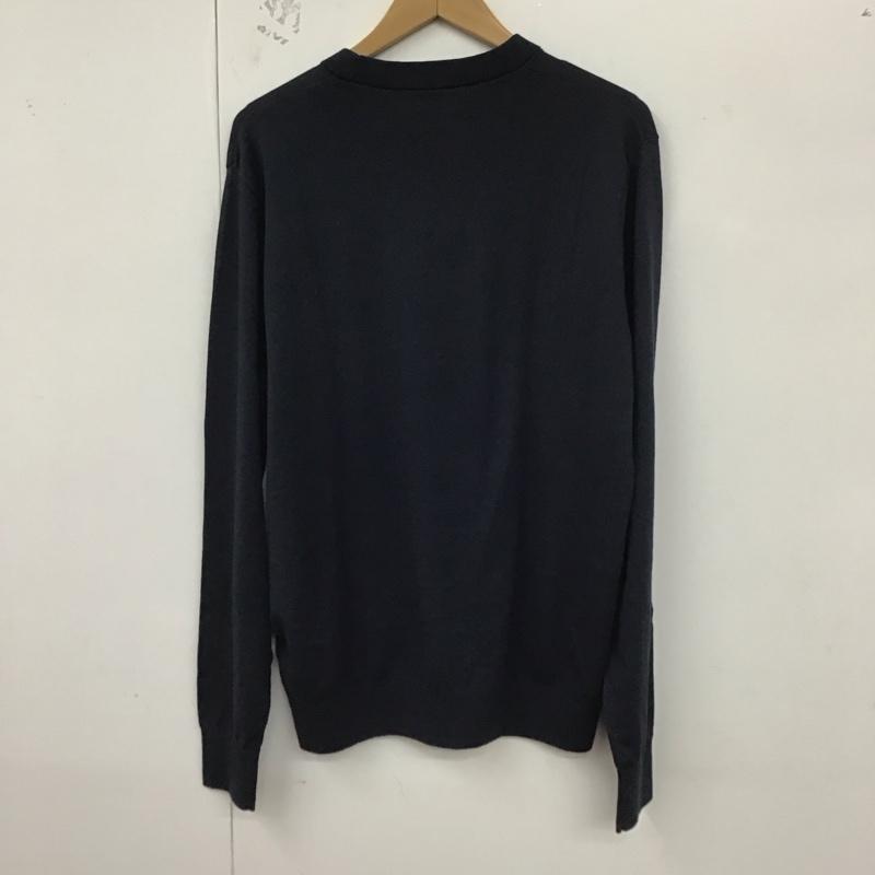 ディーゼル DIESEL ニット、セーター 長袖 XL 無地 紺 / ネイビー /  メンズ USED 古着 中古 10128573