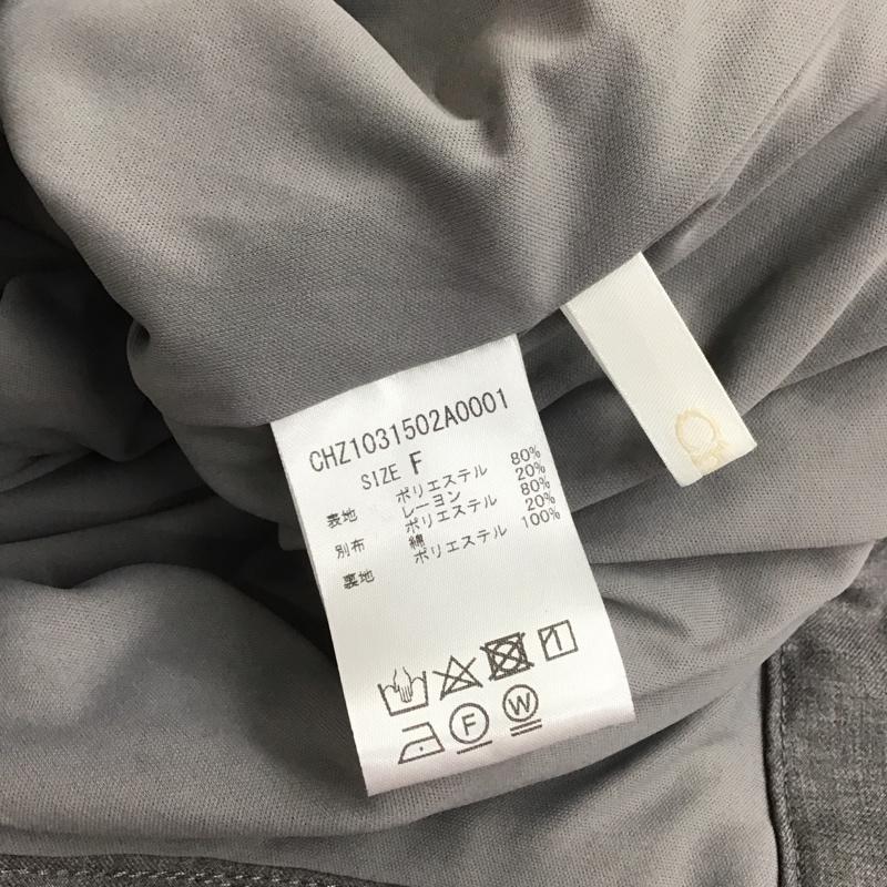 チコ CHICO パンツ スラックス ワイドパンツ FREE 無地 灰 / グレー /  レディース USED 古着 中古 10108673