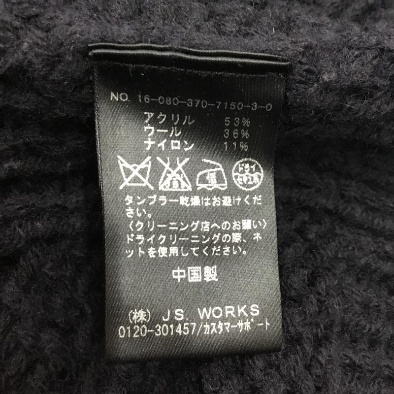 ジャーナルスタンダードレサージュ journal standard L essage ニット、セーター 長袖 16-080-370-7150-3-0 ケーブルニット  紺 / ネイビー /  レディース USED 古着 中古 10118369