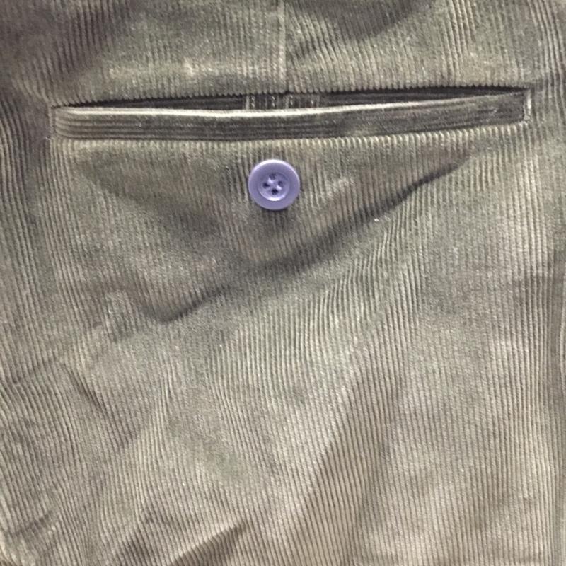 ブルックスブラザーズ BROOKS BROTHERS パンツ チノパン チノパン ワイドパンツ カジュアルパンツ ストレートパンツ コーデュロイパンツ 34 無地 緑 / グリーン /  メンズ USED 古着 中古 10111319