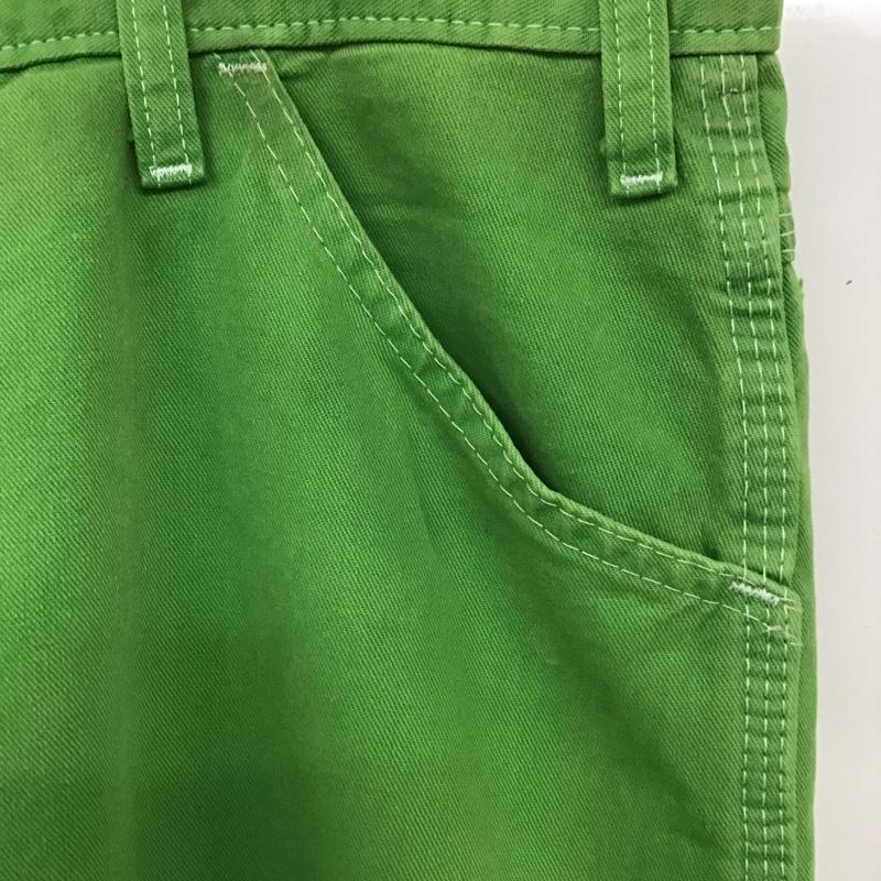 ディッキーズ Dickies パンツ デニム、ジーンズ デニムパンツ ワイドパンツ ストレートパンツ ワークパンツ 無地 緑 / グリーン /  メンズ USED 古着 中古 10105789