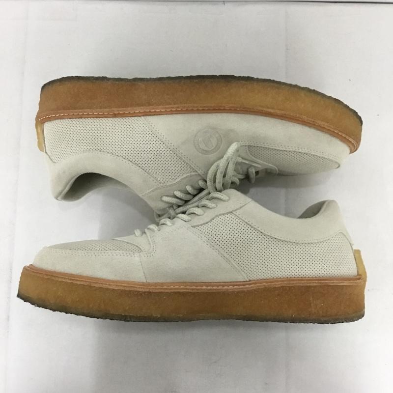 クラークス Clarks カジュアルシューズ カジュアルシューズ 61455919 ローカットスニーカー UK9.5 US：10.5 ロゴ、文字 グレージュ / グレージュ /  メンズ USED 古着 中古 10144421