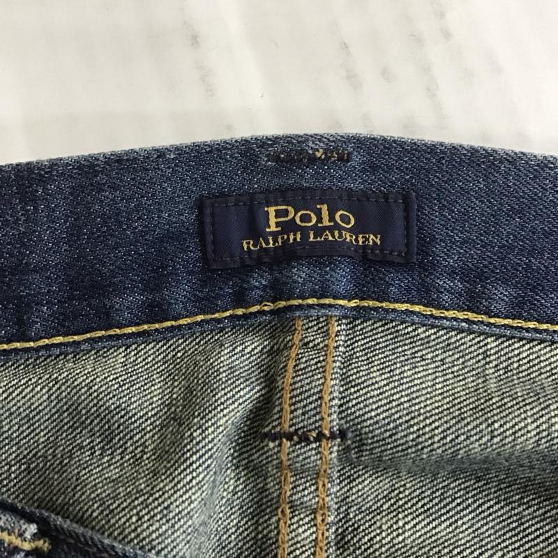 ポロラルフローレン POLO RALPH LAUREN パンツ デニム、ジーンズ デニムパンツ スリムパンツ カジュアルパンツ ストレートパンツ 33インチ 無地 インディゴ / インディゴ /  メンズ USED 古着 中古 10107753