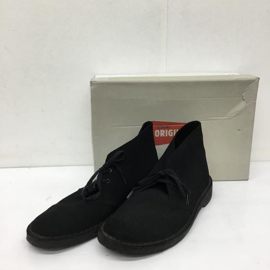 クラークス Clarks ブーツ ショートブーツ CLARKS ORIGINALS DESERT BOOT 31691 US：7.5 無地 黒 / ブラック /  メンズ USED 古着 中古 10138519