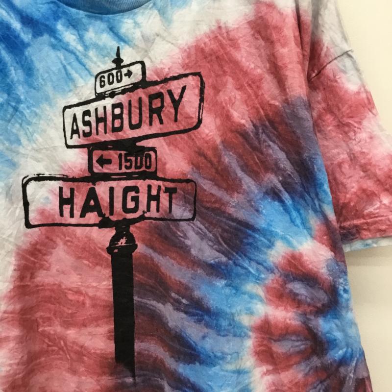 ＵＳフルギ US古着 Tシャツ 半袖 タイダイ染め XL 総柄 水色 / ライトブルー / X 白 / ホワイト / X 青 / ブルー / X 赤 / レッド /  メンズ USED 古着 中古 10133841