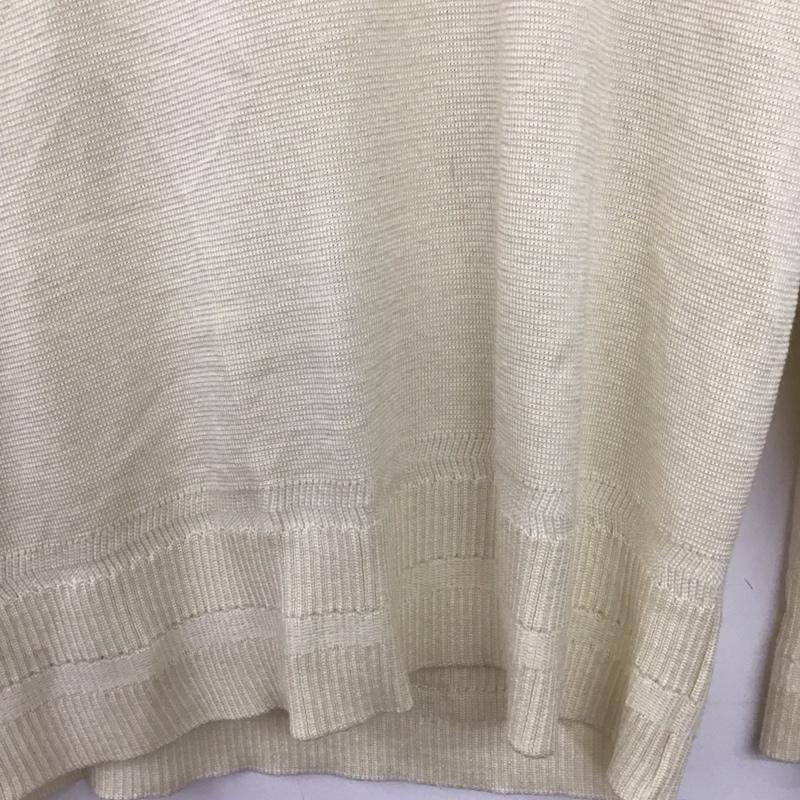 ラッピンノット WRAPINKNOT ニット、セーター 長袖 2 無地 白 / ホワイト /  メンズ USED 古着 中古 10141193