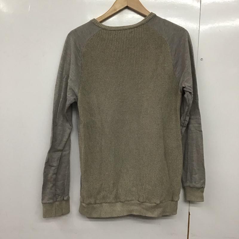 ジュンハシモト junhashimoto カットソー 長袖 1101910033 コットン コンビネーションクルー 5 無地 灰 / グレー /  メンズ USED 古着 中古 10144727