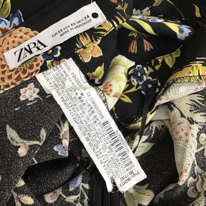 ザラ ZARA スカート ロングスカート 8462 058 800 サイドスリット XS 花柄 マルチカラー / マルチカラー /  レディース USED 古着 中古 10113504