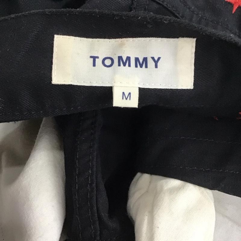 トミーヒルフィガー TOMMY HILFIGER パンツ デニム、ジーンズ カラーパンツ カジュアルパンツ スリムパンツ M ロゴ、文字 黒 / ブラック /  メンズ USED 古着 中古 10111102