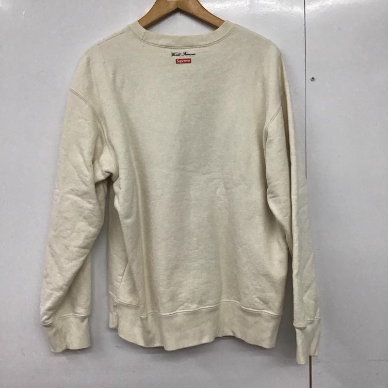 シュプリーム Supreme トレーナー 長袖 20AW AerialCrewneck スウェット トレーナー S プリント アイボリー / アイボリー /  メンズ USED 古着 中古 10140765