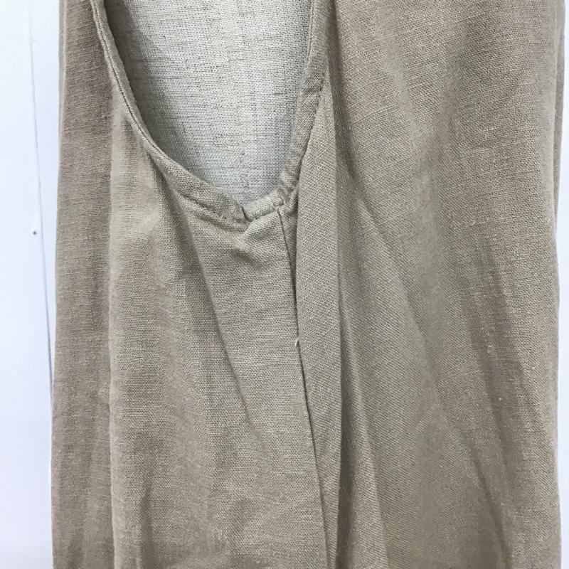 スタディオクリップ studio CLIP ワンピース ロングスカート L 無地 茶 / ブラウン /  レディース USED 古着 中古 10106190