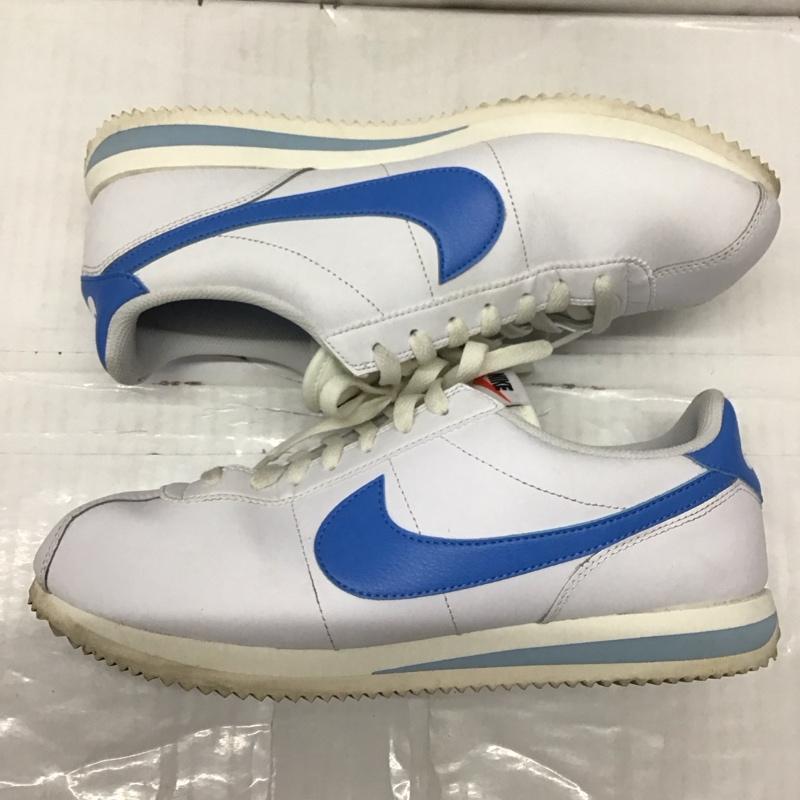 ナイキ NIKE スニーカー スニーカー DN1791-102 WMNS CORTEZ 29cm 29.0cm ロゴ、文字 白 / ホワイト / X 水色 / ライトブルー /  メンズ USED 古着 中古 10118201