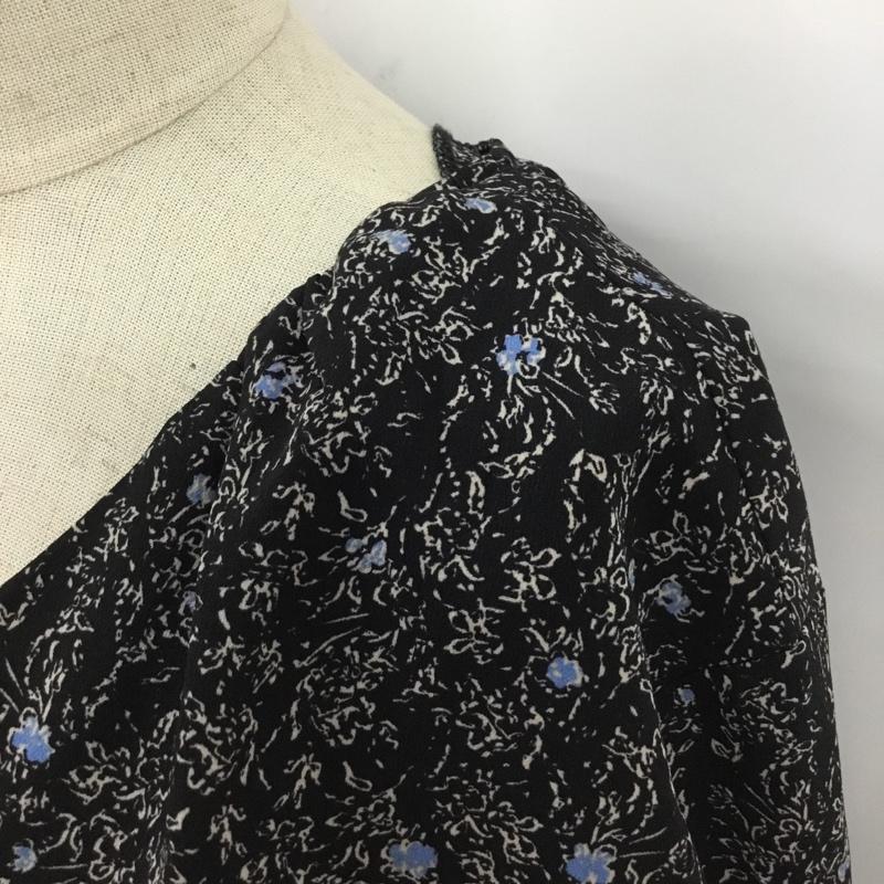 フレイ アイディー FRAY I.D ワンピース ロングスカート 長袖ワンピース ロングワンピース フレアスカート Vネック 総柄 X 花柄 マルチカラー / マルチカラー /  レディース USED 古着 中古 10110296