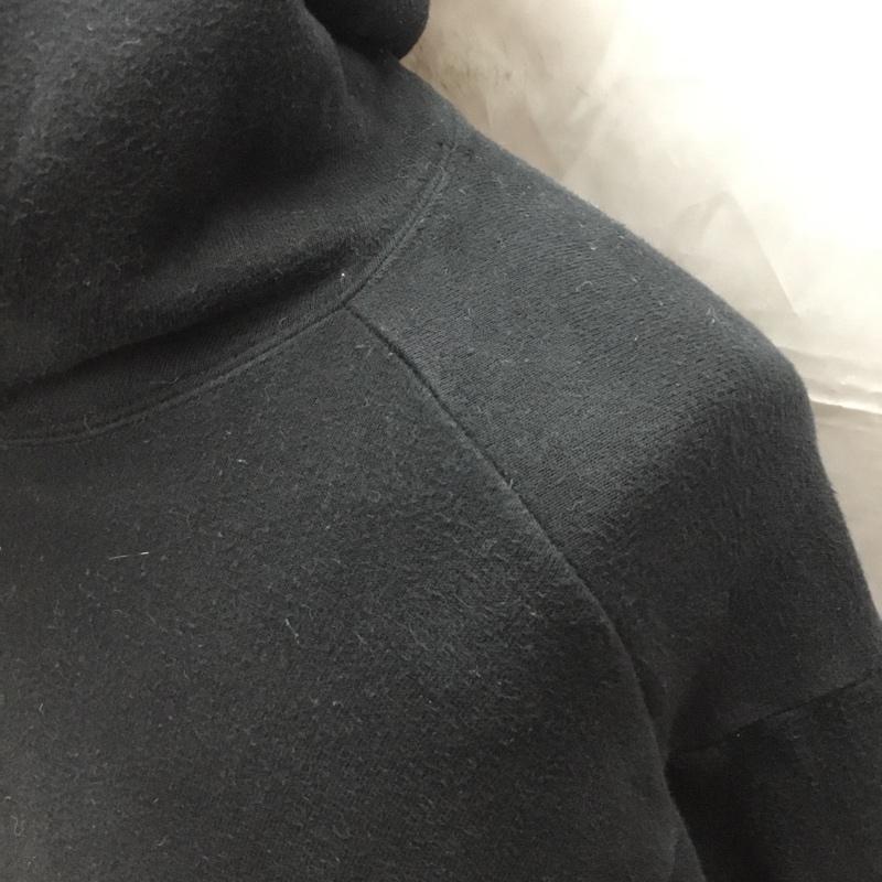 バーバリーブラックレーベル BURBERRY BLACK LABEL パーカー 長袖 フーディ 2 無地 黒 / ブラック /  メンズ USED 古着 中古 10108890