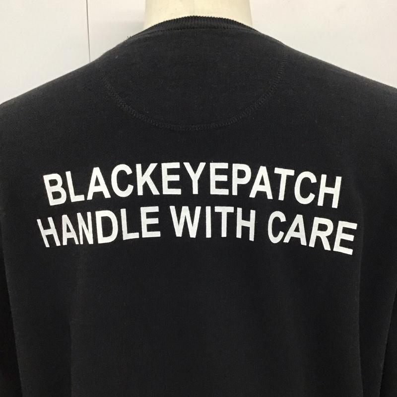ブラックアイパッチ BlackEyePatch トレーナー 長袖 L 無地 黒 / ブラック /  メンズ USED 古着 中古 10121858