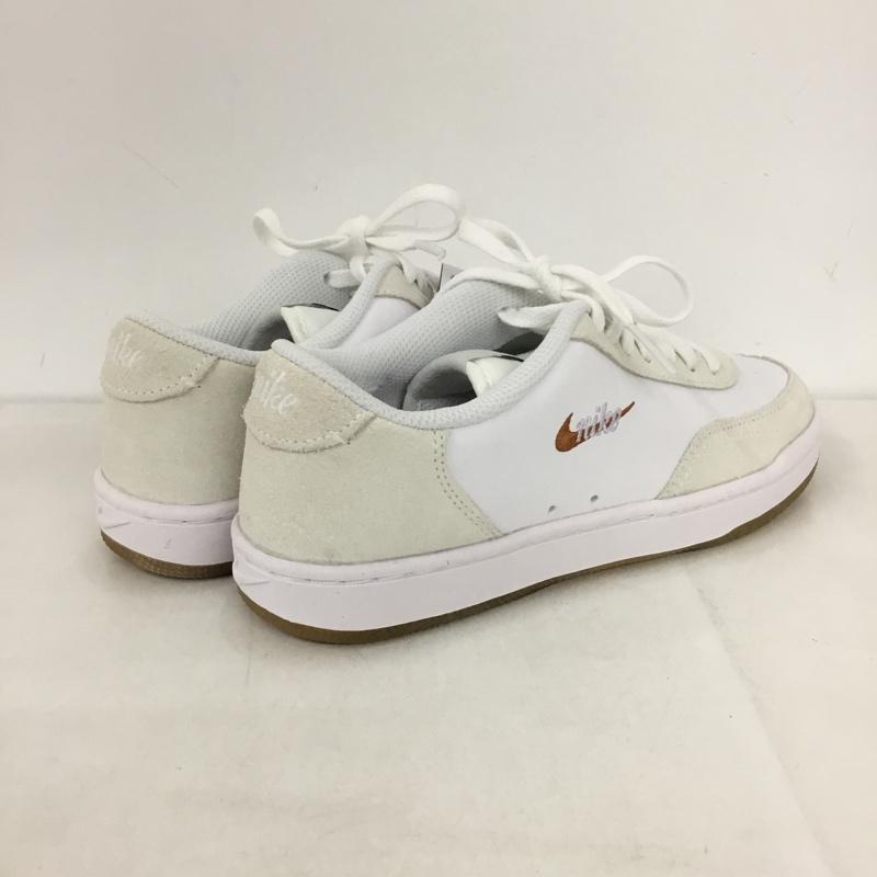 ナイキ NIKE スニーカー スニーカー CW1067-102 WMNS NIKE COURT VINTAGE PRM 23cm 23.0cm ロゴ、文字 白 / ホワイト /  レディース USED 古着 中古 10134761
