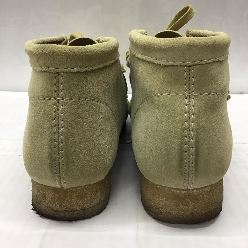 クラークス Clarks ブーツ ショートブーツ 11826 ワラビーブーツ 261555167080 UK8 US9 US：9 無地 ベージュ / ベージュ /  メンズ USED 古着 中古 10116245