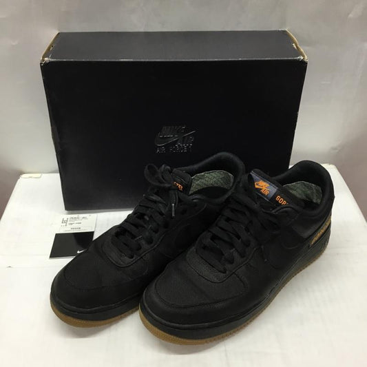 ナイキ NIKE スニーカー スニーカー CK2630 001 AIR FORCE 1 GTX GORE TEX 28.5cm 箱有 28.5cm ロゴ、文字 黒 / ブラック / X 橙 / オレンジ /  メンズ USED 古着 中古 10107838