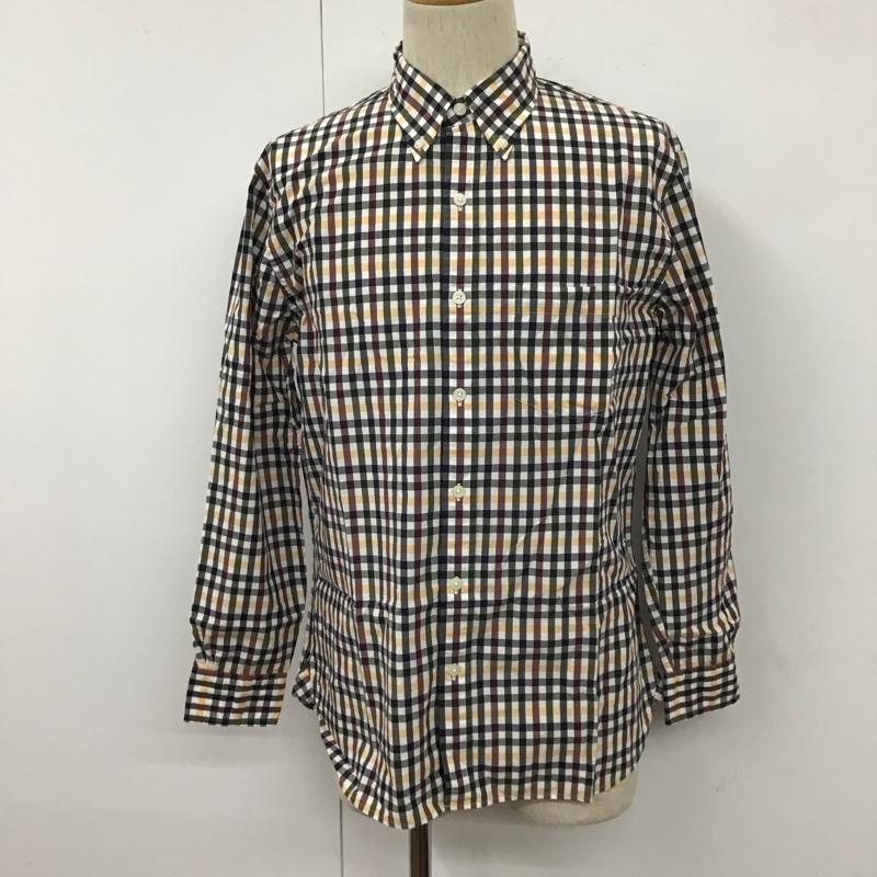 ブルックスブラザーズ BROOKS BROTHERS シャツ、ブラウス 長袖 ボタンダウン M チェック マルチカラー / マルチカラー /  メンズ USED 古着 中古 10111184