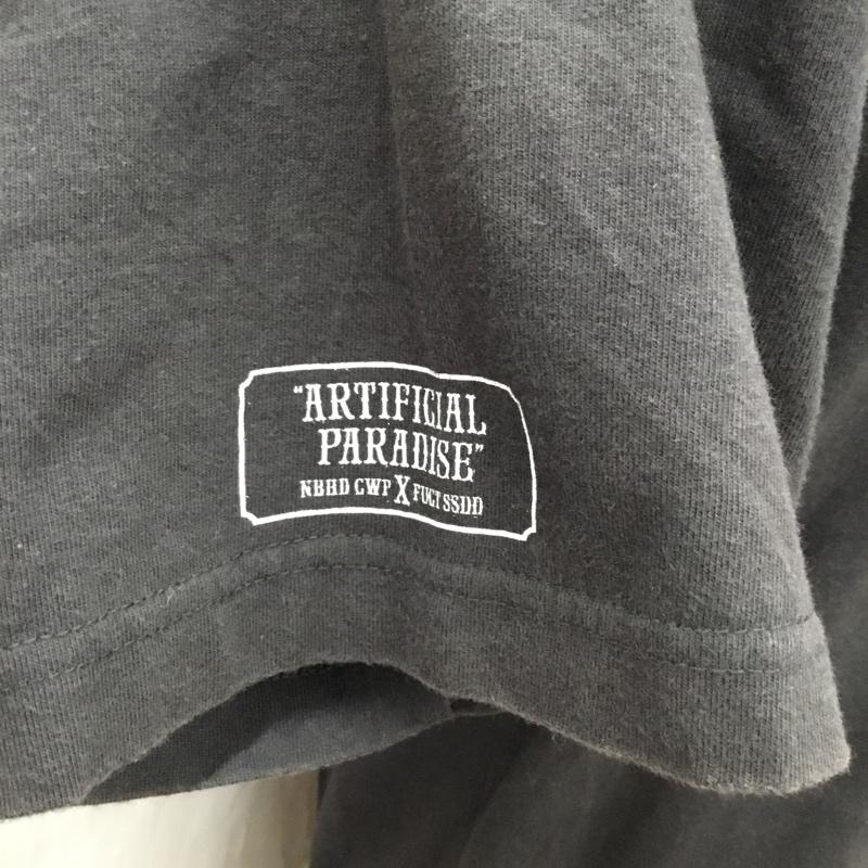 ネイバーフッド NEIGHBORHOOD Tシャツ 半袖 半袖カットソー プリントTシャツ クルーネックカットソー L プリント 黒 / ブラック /  メンズ USED 古着 中古 10114586