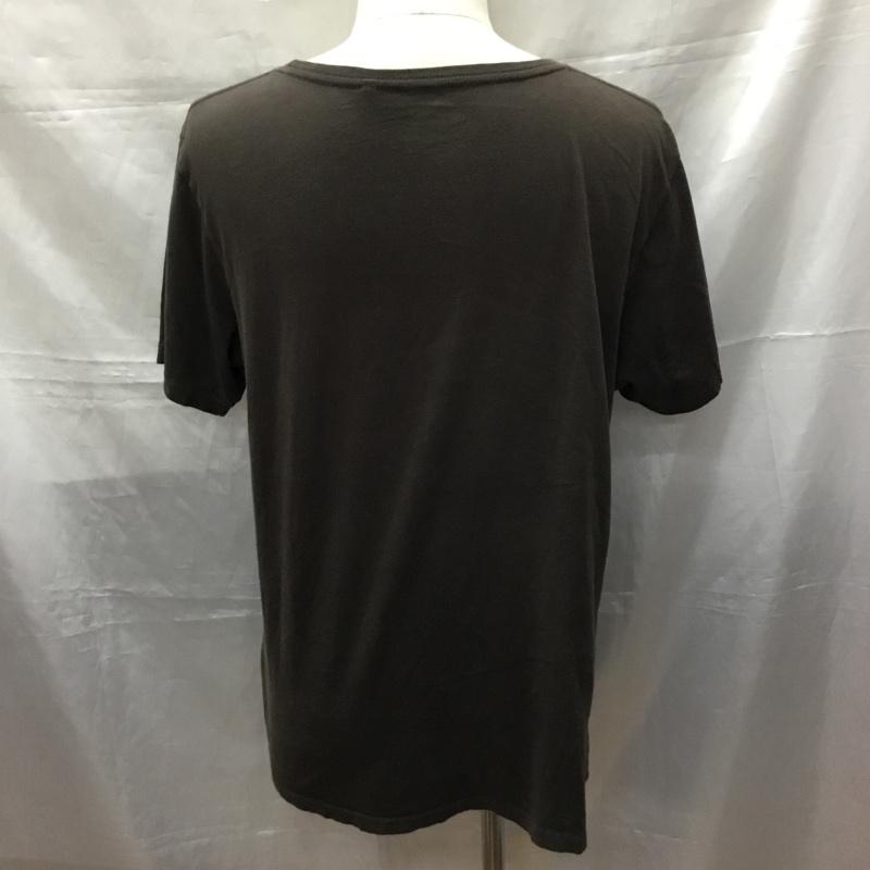 ティーシーエスエス TCSS Tシャツ 半袖 半袖カットソー プリントTシャツ クルーネックカットソー XL プリント 灰 / グレー /  メンズ USED 古着 中古 10114592