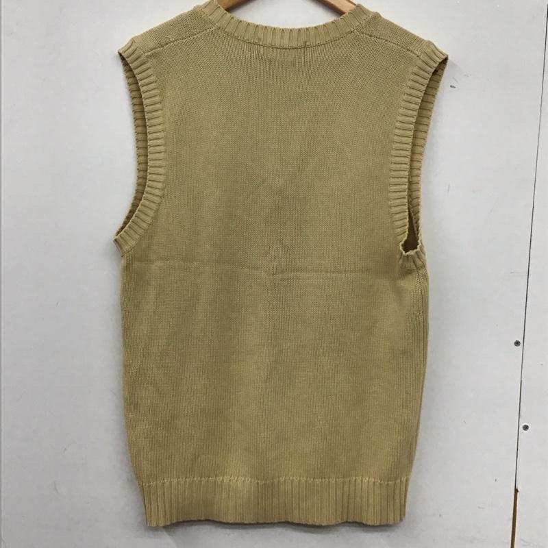 ポロバイラルフローレン Polo by RALPH LAUREN ベスト ベスト ニットベスト M 無地 ベージュ / ベージュ /  メンズ USED 古着 中古 10134518