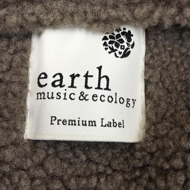 アースミュージックアンドエコロジー earth music&ecology ジャケット、上着 ジャンパー、ブルゾン ボアジャケット FREE 無地 ダークブラウン / ダークブラウン /  レディース USED 古着 中古 10140084