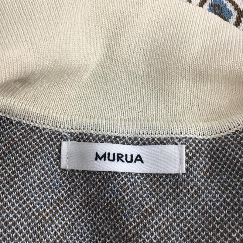 ムルーア MURUA ポロシャツ 半袖 012322602201 モノグラムハーフスリーブニットポロ FREE  マルチカラー / マルチカラー /  レディース USED 古着 中古 10111421