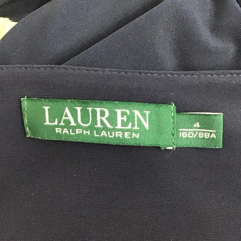 ローレンラルフローレン LAUREN RALPH LAUREN ワンピース ひざ丈スカート 250665469001 ドレープ 4 総柄 マルチカラー / マルチカラー /  レディース USED 古着 中古 10117380