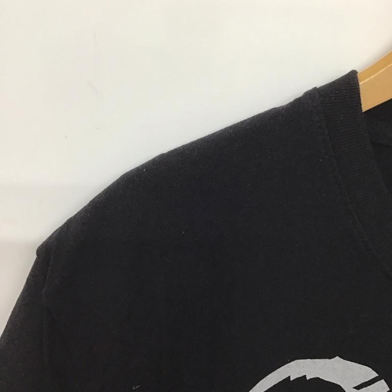 古着 USED Tシャツ 半袖 半袖カットソー プリントTシャツ クルーネックカットソー プリント 黒 / ブラック /  メンズ USED 古着 中古 10146193