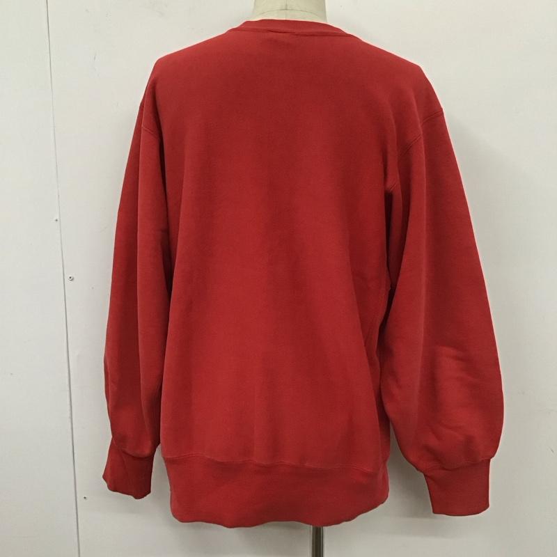 チャンピオン Campion トレーナー 長袖 XL プリント 赤 / レッド /  メンズ USED 古着 中古 10124850