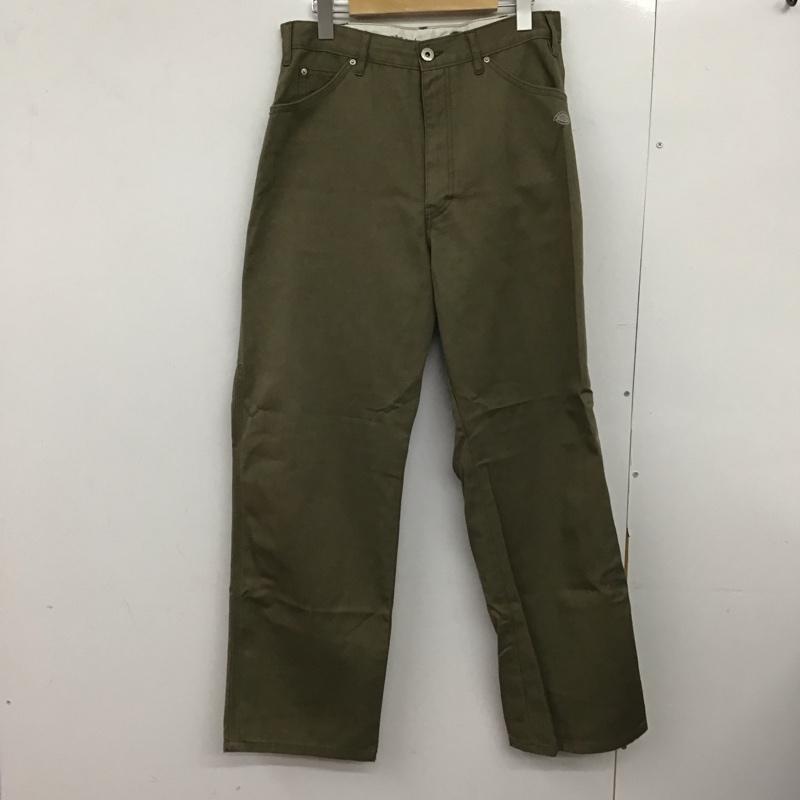 ディッキーズ Dickies パンツ ワークパンツ、ペインターパンツ ワークパンツ ワイドパンツ カジュアルパンツ 無地 カーキ / カーキ /  メンズ USED 古着 中古 10147599