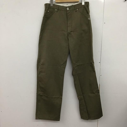 ディッキーズ Dickies パンツ ワークパンツ、ペインターパンツ ワークパンツ ワイドパンツ カジュアルパンツ 無地 カーキ / カーキ /  メンズ USED 古着 中古 10147599