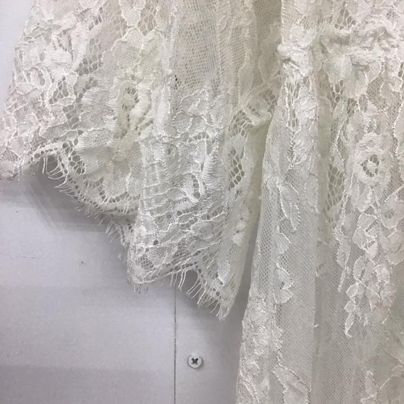 アルシーヴ archives ワンピース ひざ丈スカート OP-0313 レース ガウン レース柄 白 / ホワイト /  レディース USED 古着 中古 10119235