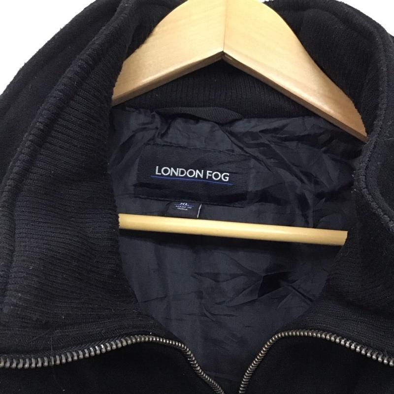 ロンドンフォグ LONDONFOG ジャケット、上着 ジャンパー、ブルゾン XL 無地 黒 / ブラック /  メンズ USED 古着 中古 10144703
