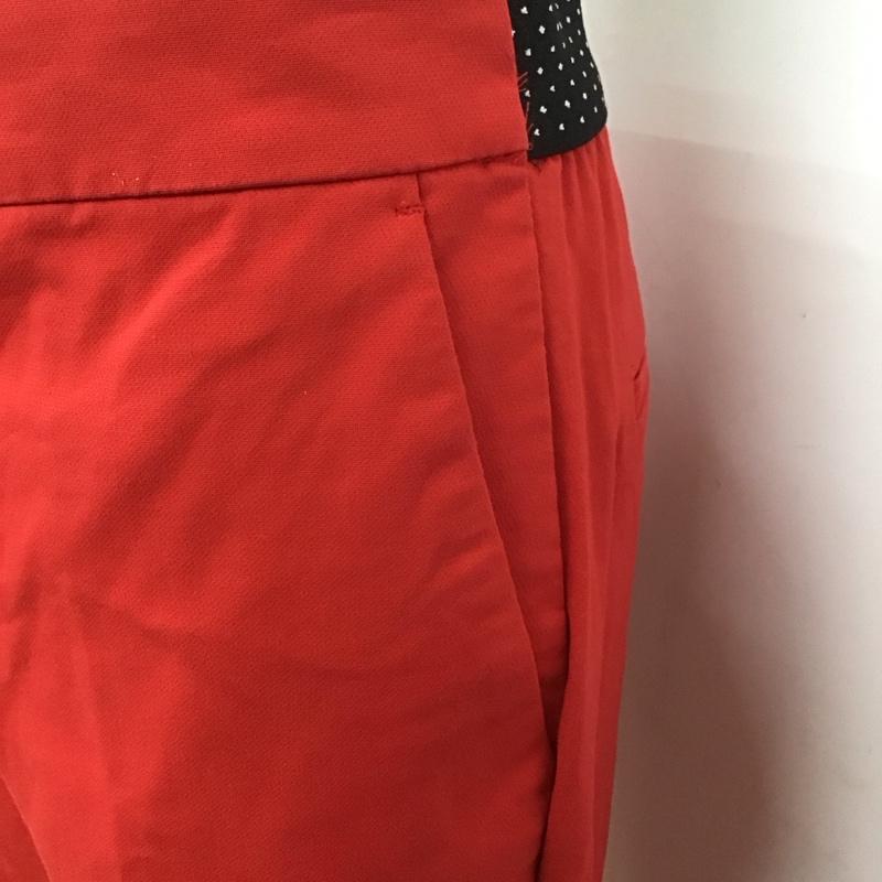ザラ ZARA ボトムス ボトムス カジュアルパンツ スリムパンツ ストレートパンツ ストレッチパンツ レギンス M 無地 赤 / レッド /  レディース USED 古着 中古 10109552