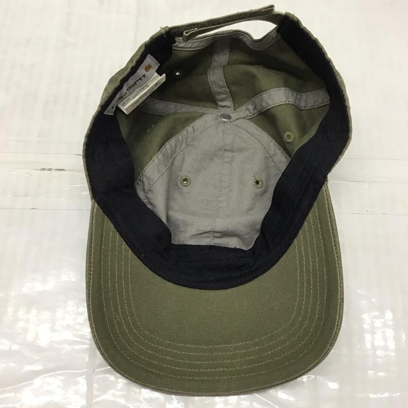 カーハート Carhartt 帽子 キャップ 100289 301 ODESSA CAP コットン ロゴ、文字 カーキ / カーキ /  メンズ USED 古着 中古 10118907