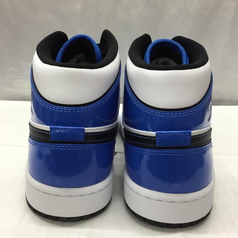 ナイキ NIKE スニーカー スニーカー DD6834-402 AIR JORDAN 1 MID SE 27.5cm 箱有 27.5cm ロゴ、文字 白 / ホワイト / X 黒 / ブラック / X 青 / ブルー /  メンズ USED 古着 中古 10119651